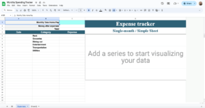 free monthly expense tracker template for google sheets