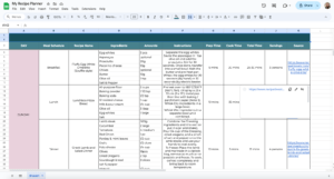 Recipe Template