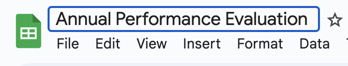 Open Google Sheets