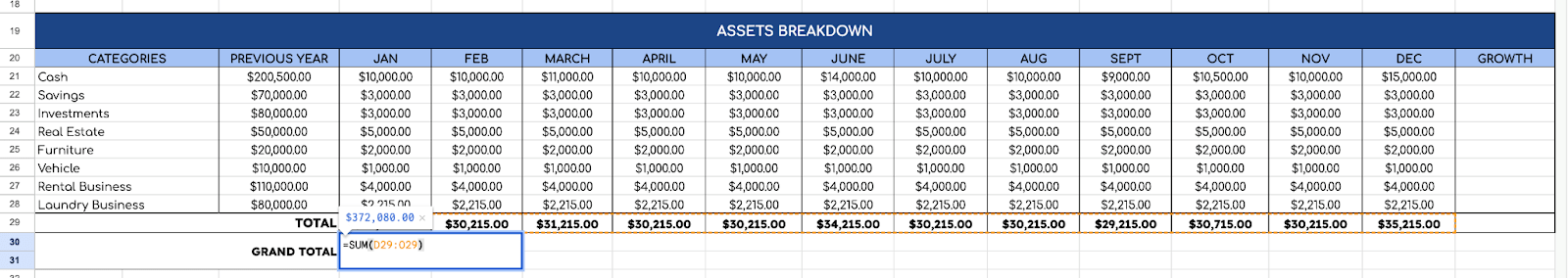 Add a Grand Total Fields
