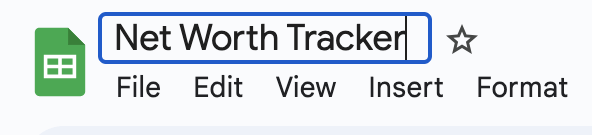 Open a New Google Sheet