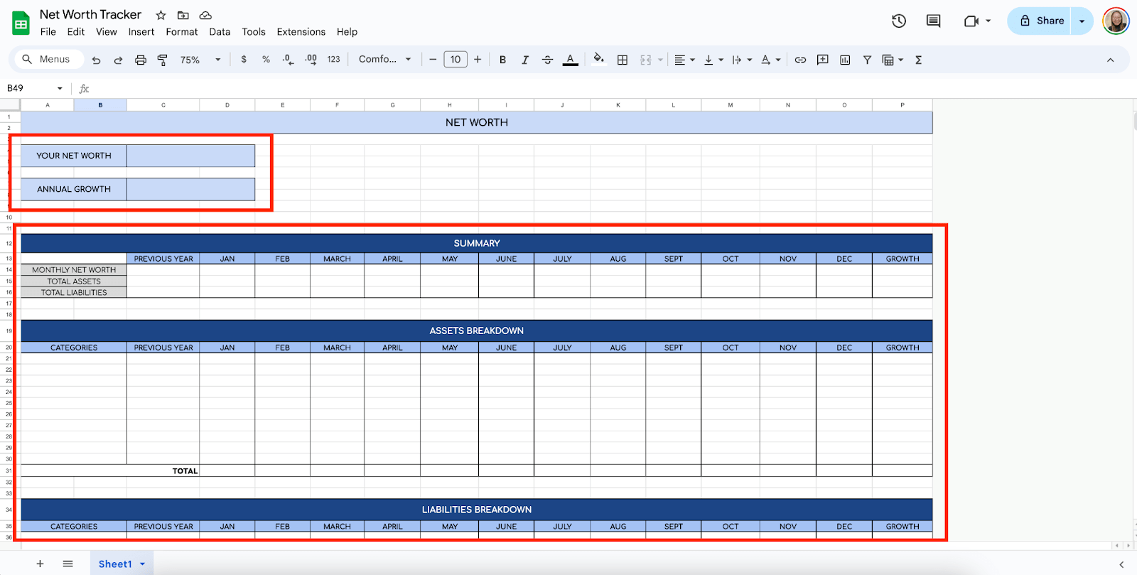 Set Up Your Tables and Categories