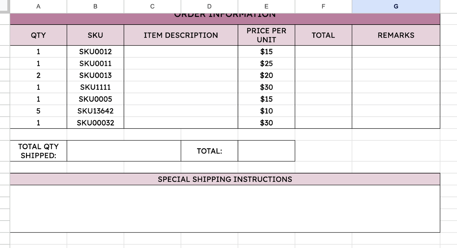 Include a Summary Section