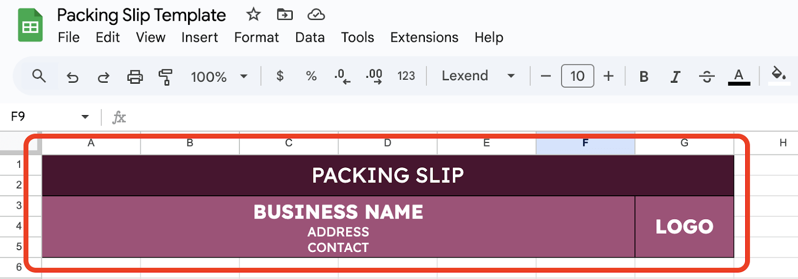 Set Up the Header Section