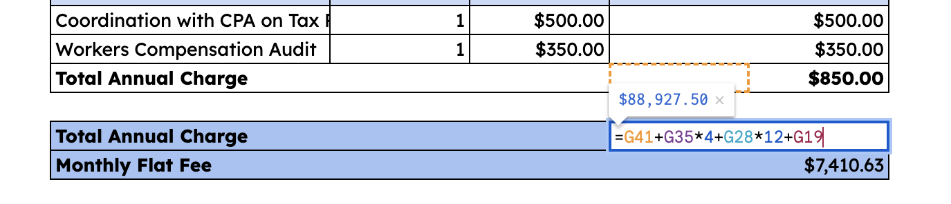 Add Total Sections