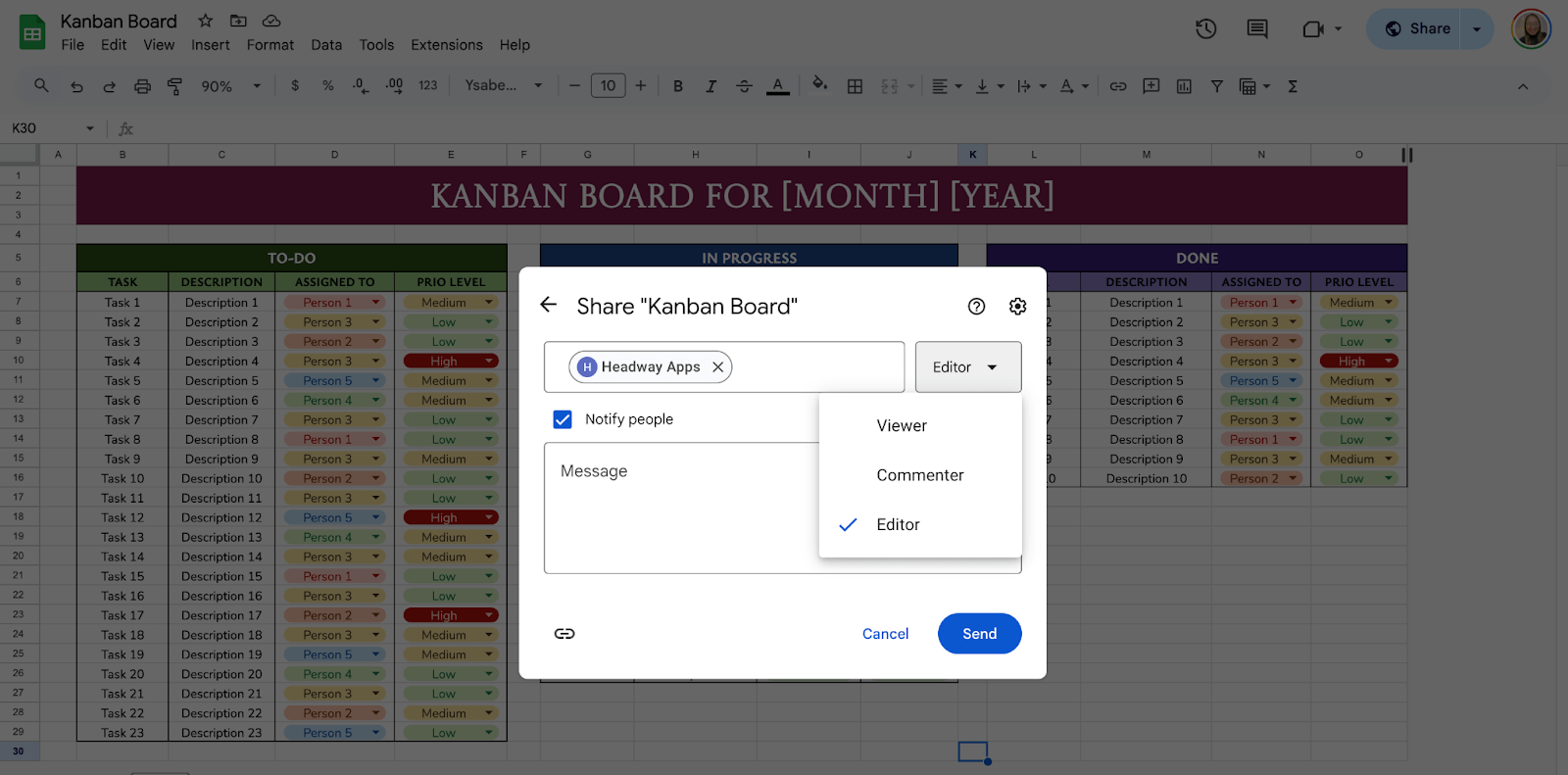 Share Your Kanban Board