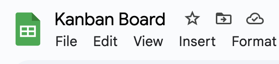 Set Up Your Google Sheet