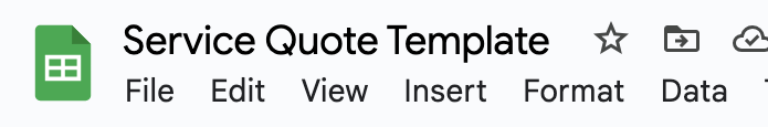 Open a New Google Sheets Document