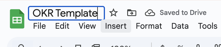 Set Up Your Google Sheet