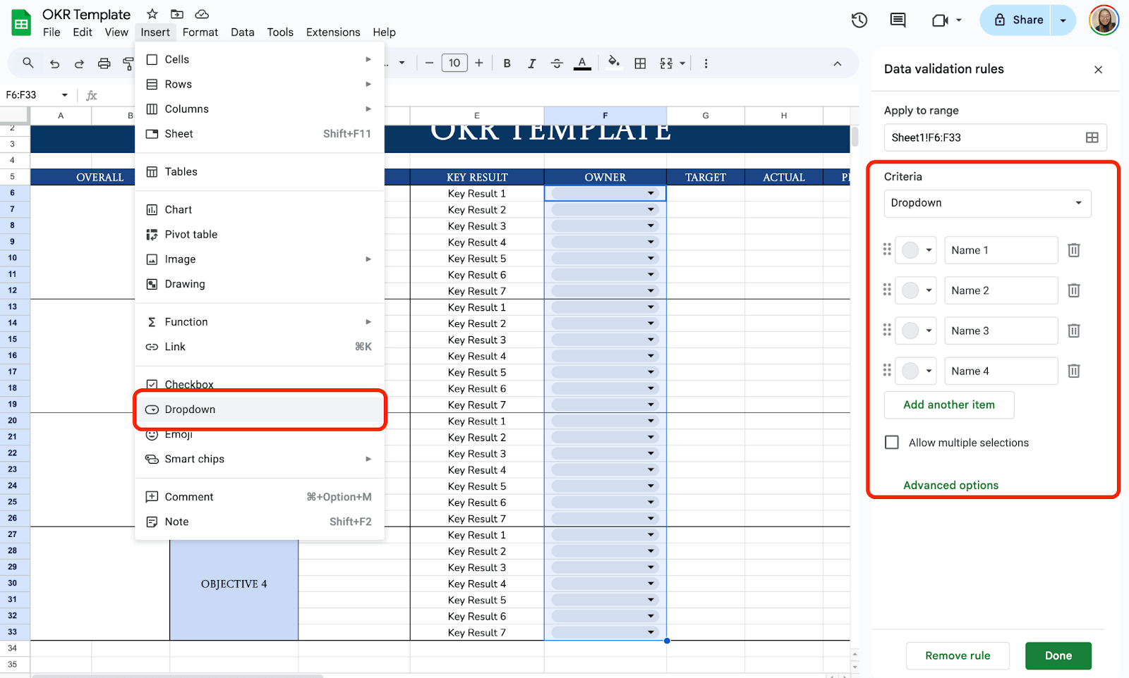 Assign Ownership