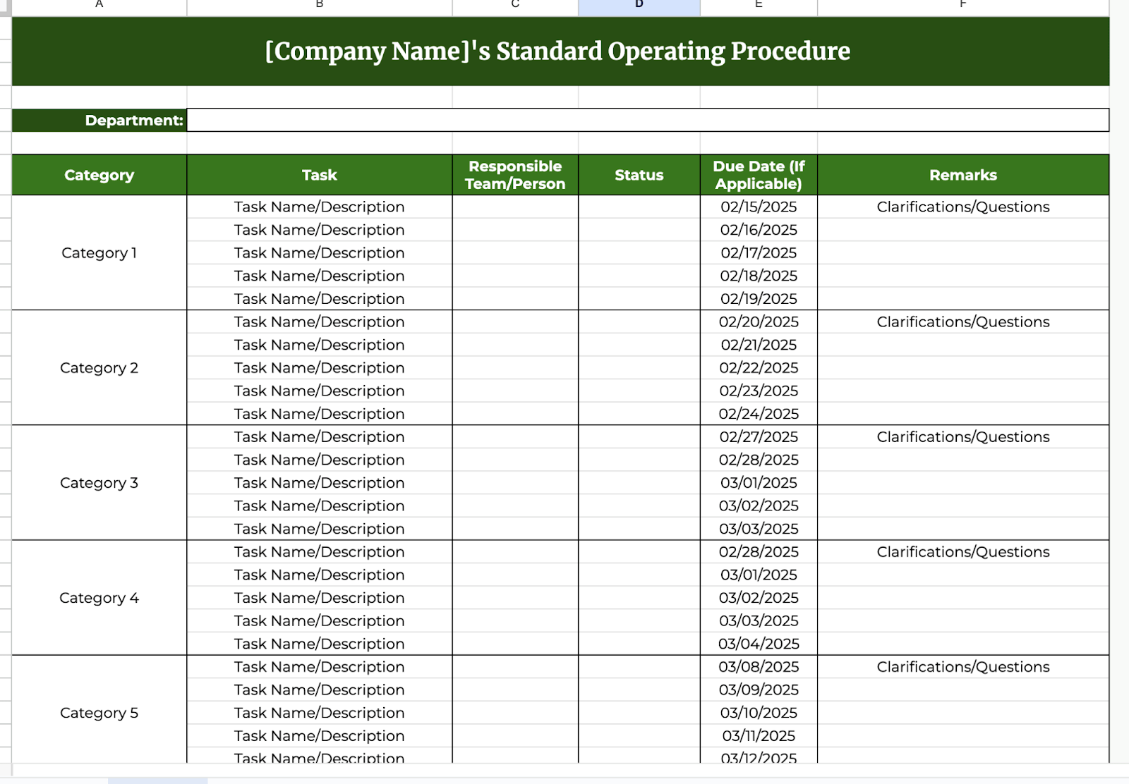 Add Sample Data