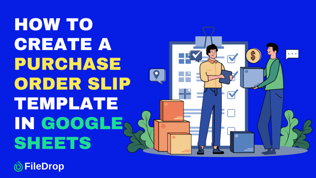 Create Purchase Order Slip Template Google Sheets.