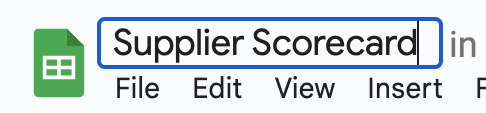 Open a New Google Sheet