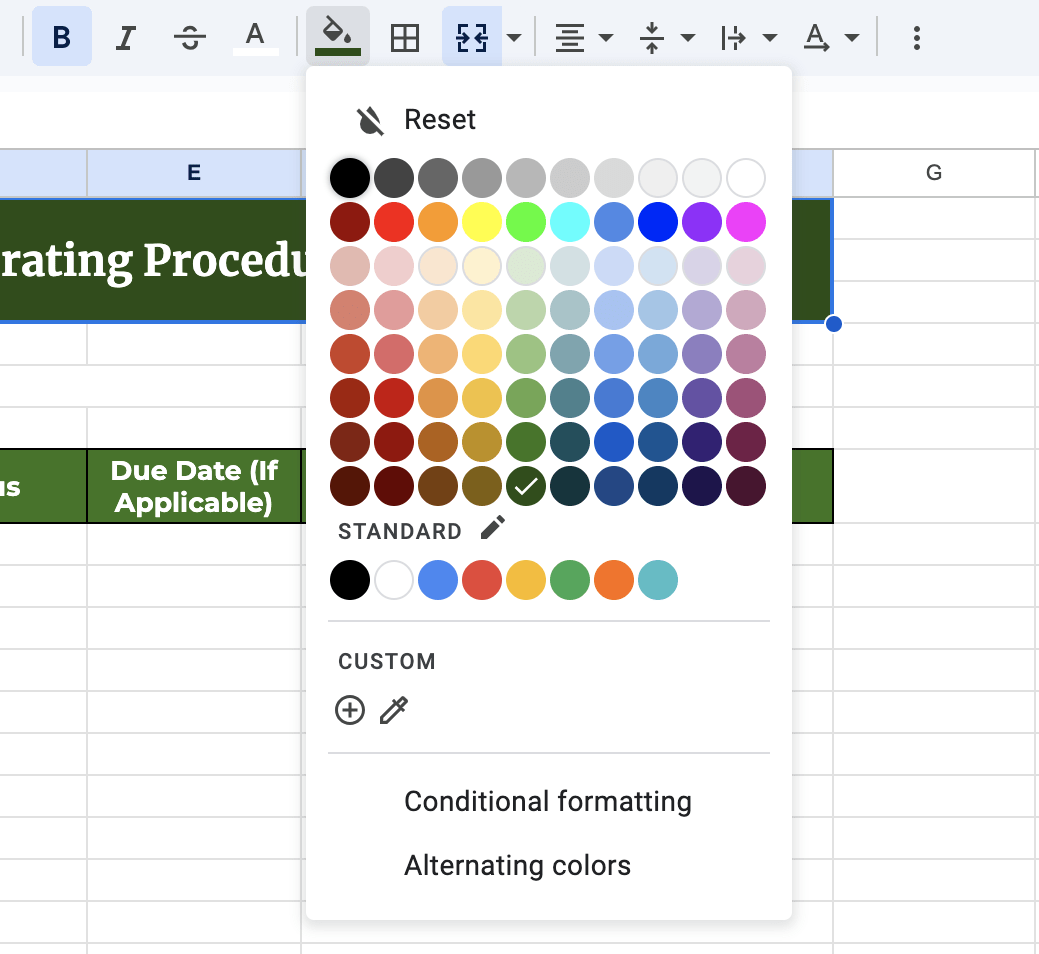 Use color coding