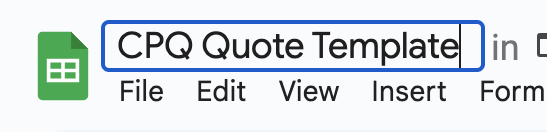 Open Google Sheets and Set Up the Layout
