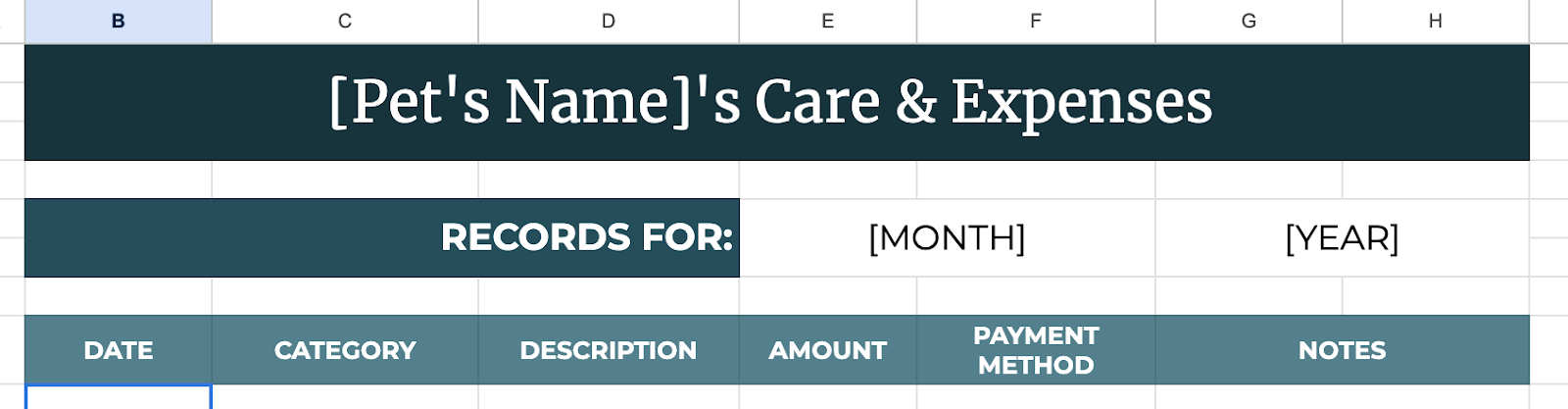 Set Up Your Main Categories