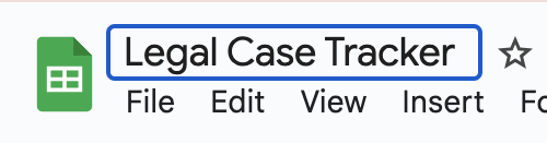 Open a New Google Sheet