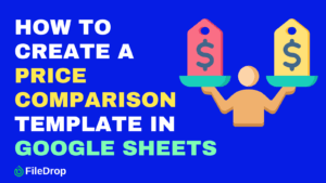 FREE PRICE COMPARISON TEMPLATE GOOGLE SHEETS visual data 6