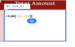 Add a Formula to Calculate Total Refunds Add a Formula to Calculate Total Refunds
