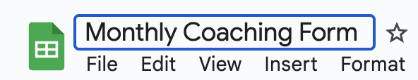 Open Google Sheets Open Google Sheets