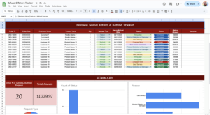 Refund & Return Tracker