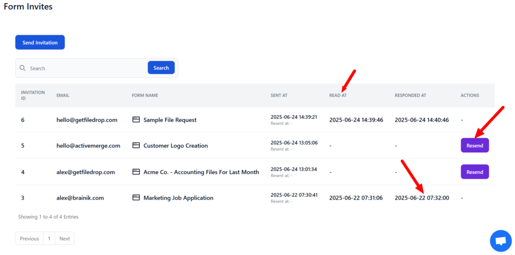Form-Invites-FileDrop-Tracking