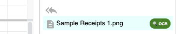 Use OCR on Receipts Use OCR on Receipts