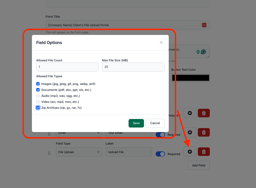 How to Send Clients a Secure Link to Upload Files 6 How to Send Clients a Secure Link to Upload Files image 7