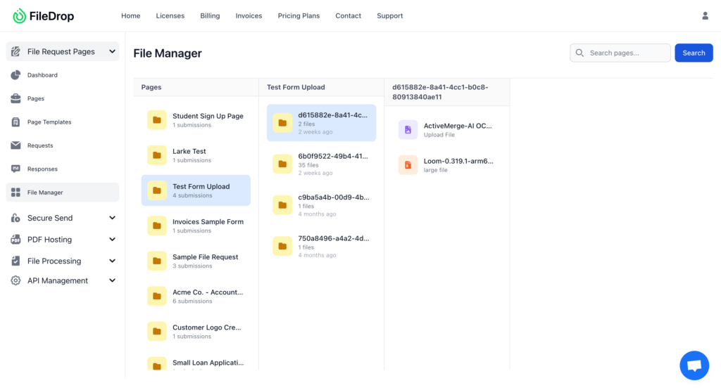 File Manager FileDrop