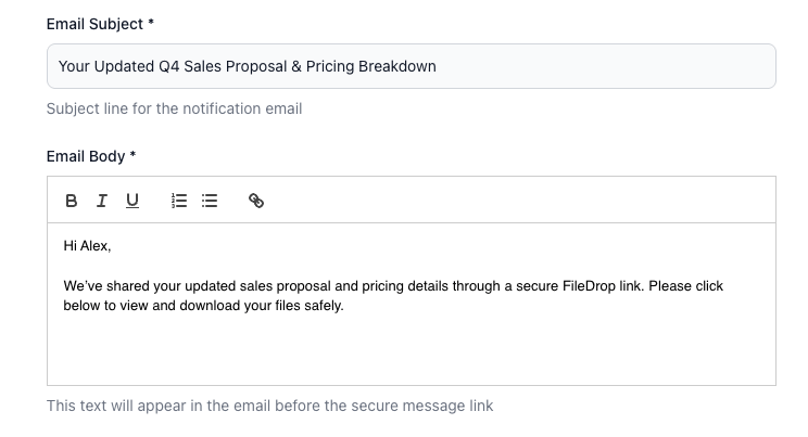 How Sales Teams Can Deliver Proposals and Pricing Securely Using FileDrop image 5