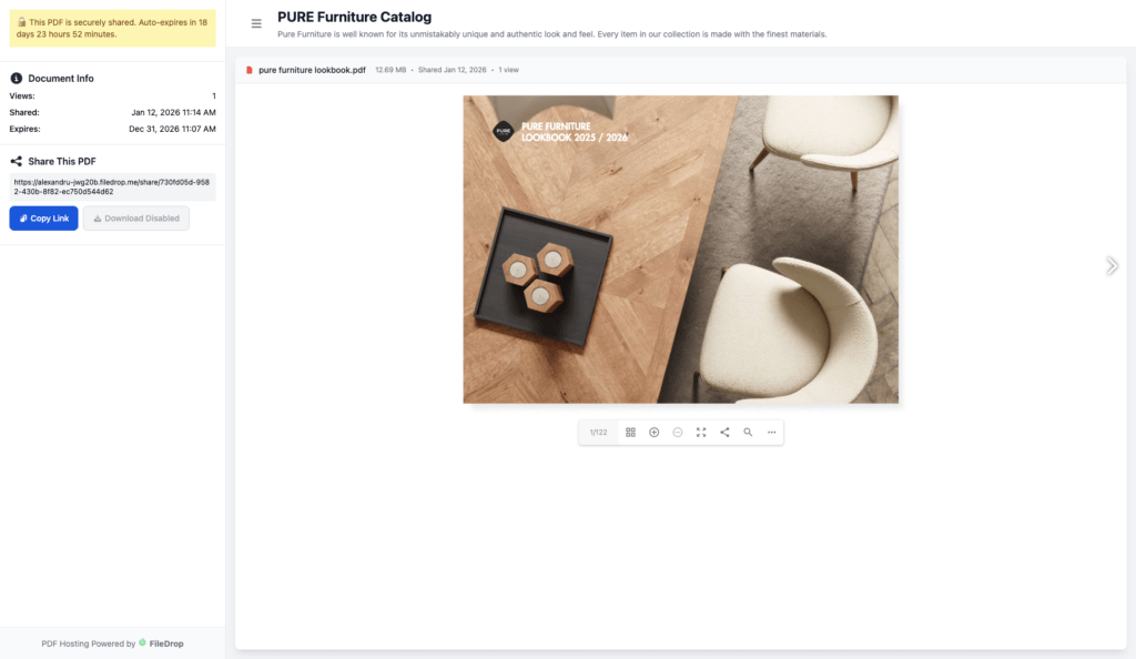 FlipBook FileDrop Demo Furniture Catalog FlipBook FileDrop Demo Furniture Catalog