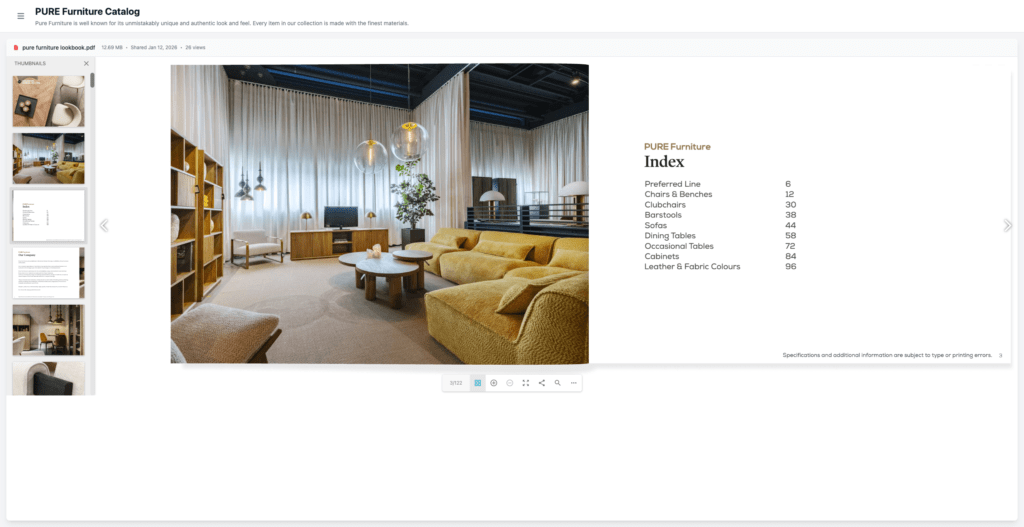 PURE Furniture Catalog PDF Hosting open PURE Furniture Catalog PDF Hosting open