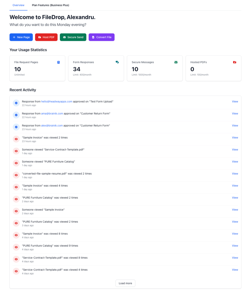 recent activity dashboard recent activity dashboard