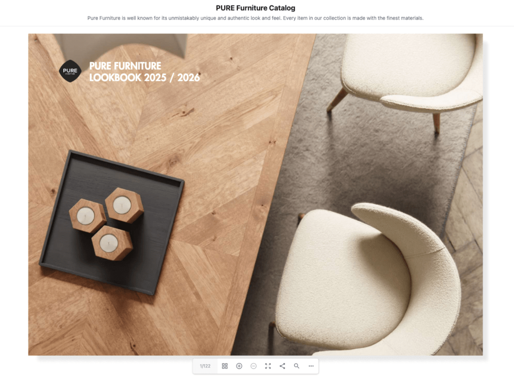 PURE Furniture Catalog PDF Hosting 05 15 2026 11 37 AM