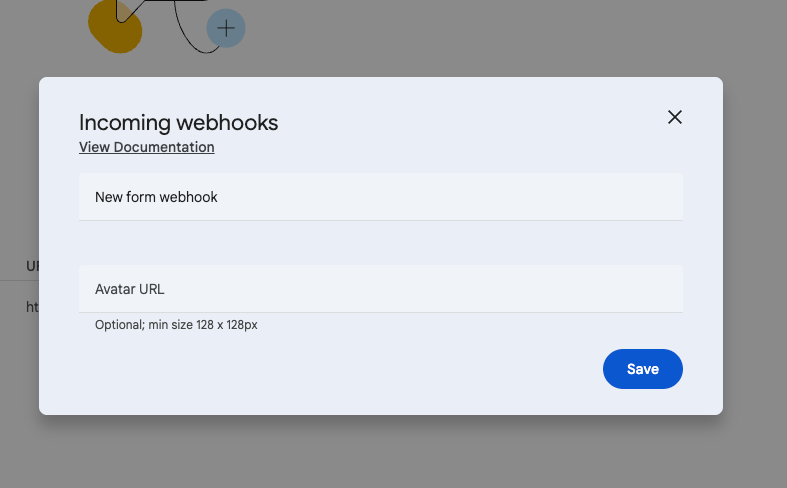create incoming webhook