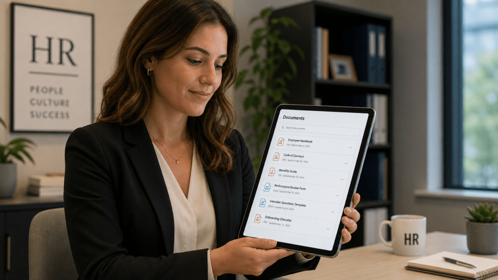 hr-lady-documents