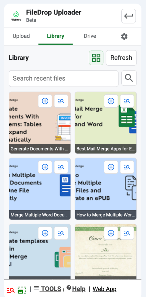Extension Demo Google Sheets Library