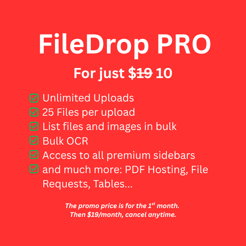 FileDrop PRO promo
