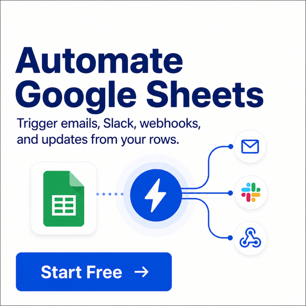 automate google sheets and drive