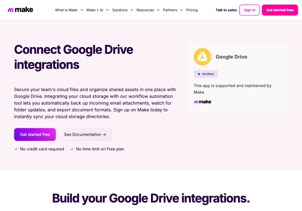 google drive make